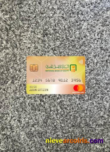 Egypt National bank mastercard photolook
